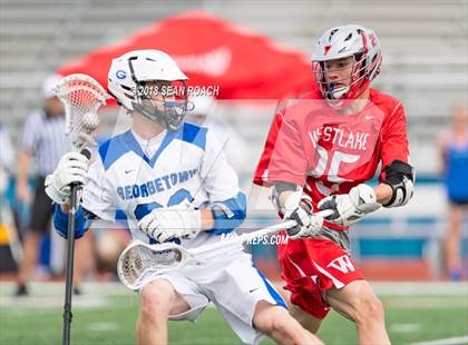 Thumbnail 2 in Westlake vs Georgetown (THSLL D2 District Playoff) photogallery.