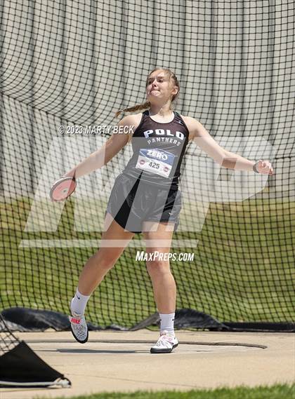 Thumbnail 2 in Class 1 Discus (MSHSAA State Championship) photogallery.