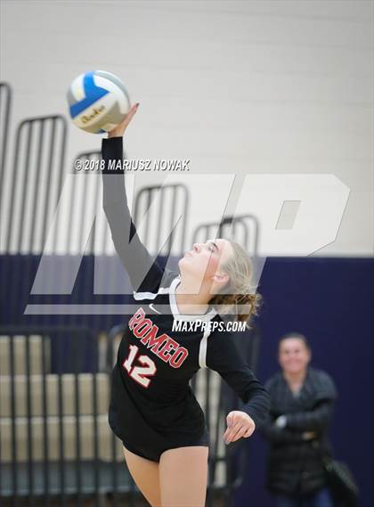 Thumbnail 2 in Romeo @ Adams (MHSAA District Playoff) photogallery.