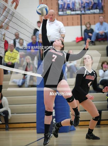 Thumbnail 1 in Romeo @ Adams (MHSAA District Playoff) photogallery.