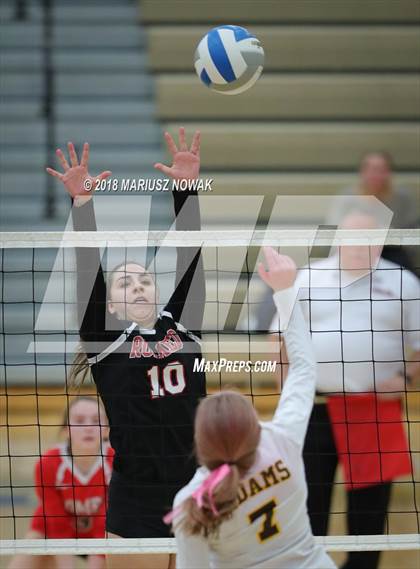 Thumbnail 2 in Romeo @ Adams (MHSAA District Playoff) photogallery.