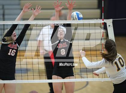 Thumbnail 3 in Romeo @ Adams (MHSAA District Playoff) photogallery.