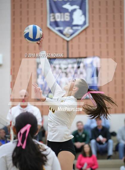 Thumbnail 3 in Romeo @ Adams (MHSAA District Playoff) photogallery.