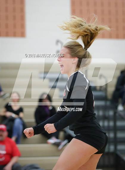 Thumbnail 3 in Romeo @ Adams (MHSAA District Playoff) photogallery.