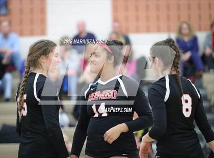 Thumbnail 3 in Romeo @ Adams (MHSAA District Playoff) photogallery.