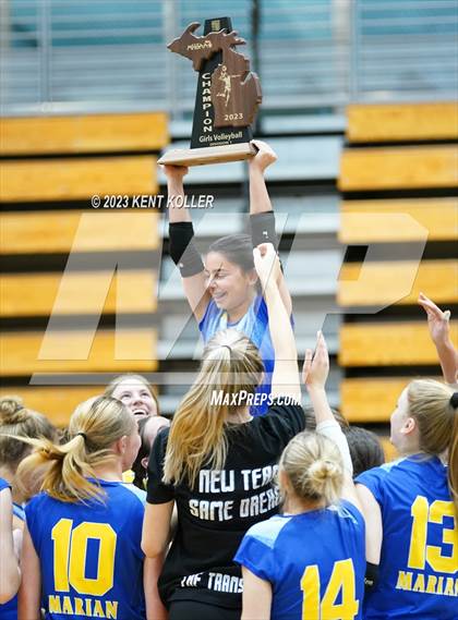 Thumbnail 1 in Marian vs. Grosse Pointe South (MHSAA Regional Final) photogallery.