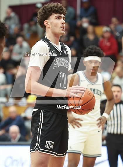 Thumbnail 2 in La Lumiere vs. Sunrise Christian Academy (Spalding Hoophall Classic) photogallery.