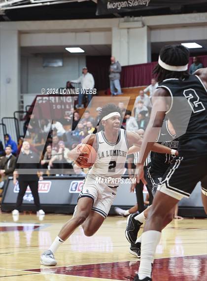 Thumbnail 3 in La Lumiere vs. Sunrise Christian Academy (Spalding Hoophall Classic) photogallery.