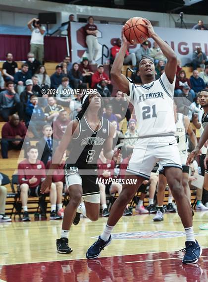 Thumbnail 1 in La Lumiere vs. Sunrise Christian Academy (Spalding Hoophall Classic) photogallery.