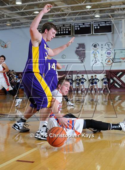 Thumbnail 2 in New Athens vs. Christopher (Sesser-Valier Holiday Tournament) photogallery.