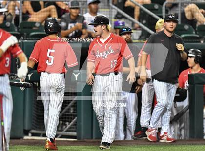 Thumbnail 3 in Argyle vs. Sinton (UIL 4A Baseball Final) photogallery.