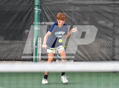 Thumbnail 3 in UIL Team Tennis 5A Semifinal photogallery.