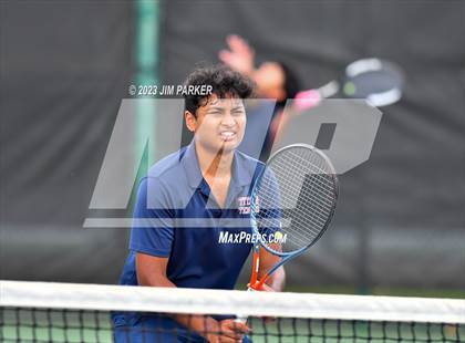 Thumbnail 2 in UIL Team Tennis 5A Semifinal photogallery.