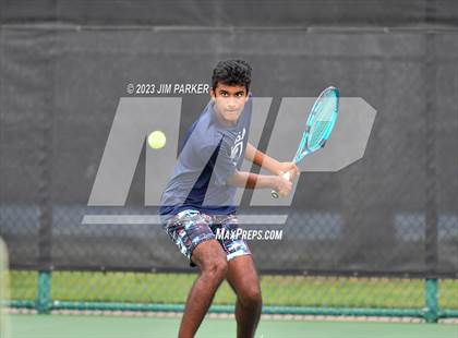 Thumbnail 3 in UIL Team Tennis 5A Semifinal photogallery.