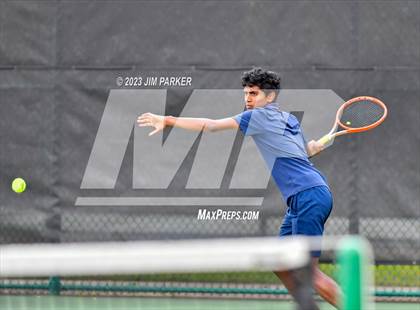 Thumbnail 2 in UIL Team Tennis 5A Semifinal photogallery.
