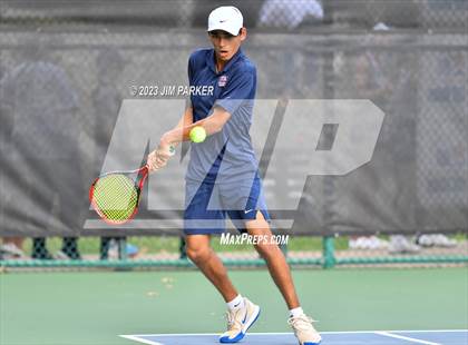 Thumbnail 2 in UIL Team Tennis 5A Semifinal photogallery.