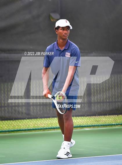 Thumbnail 3 in UIL Team Tennis 5A Semifinal photogallery.