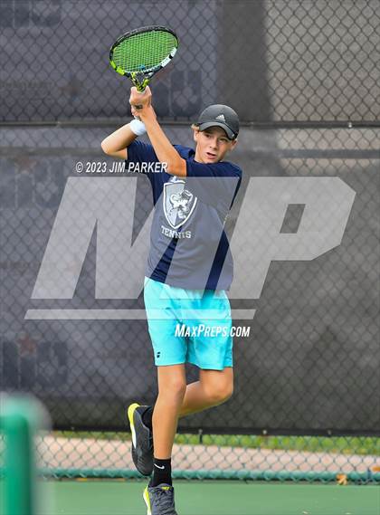 Thumbnail 1 in UIL Team Tennis 5A Semifinal photogallery.