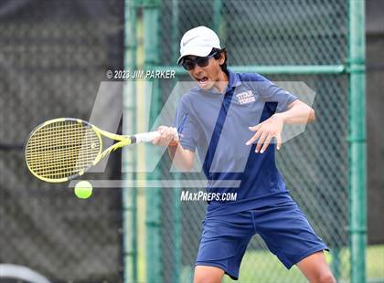 Thumbnail 3 in UIL Team Tennis 5A Semifinal photogallery.