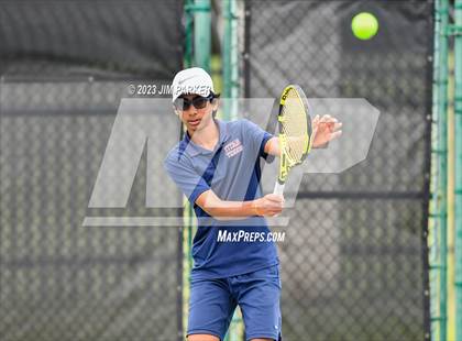 Thumbnail 2 in UIL Team Tennis 5A Semifinal photogallery.