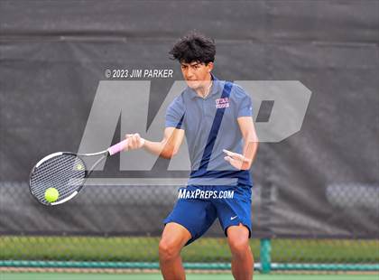 Thumbnail 3 in UIL Team Tennis 5A Semifinal photogallery.