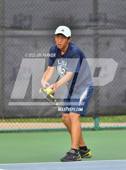 Thumbnail 3 in UIL Team Tennis 5A Semifinal photogallery.