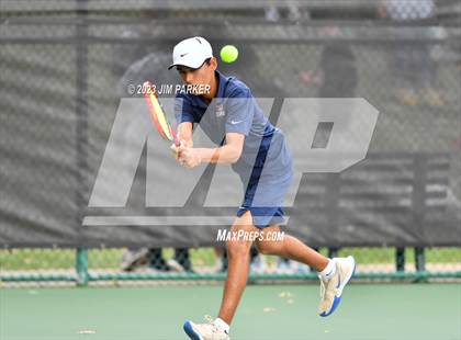 Thumbnail 3 in UIL Team Tennis 5A Semifinal photogallery.