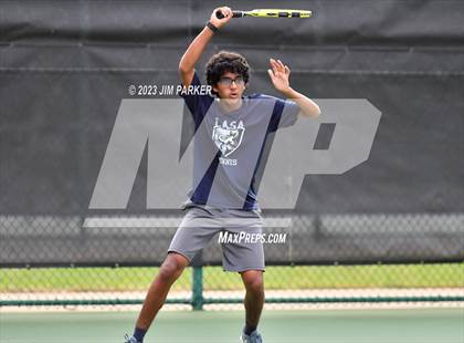 Thumbnail 3 in UIL Team Tennis 5A Semifinal photogallery.