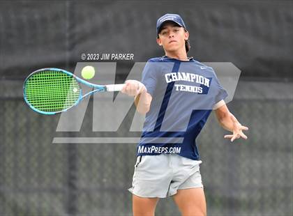 Thumbnail 3 in UIL Team Tennis 5A Semifinal photogallery.