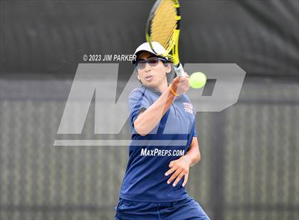 Thumbnail 2 in UIL Team Tennis 5A Semifinal photogallery.