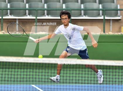 Thumbnail 2 in UIL Team Tennis 5A Semifinal photogallery.
