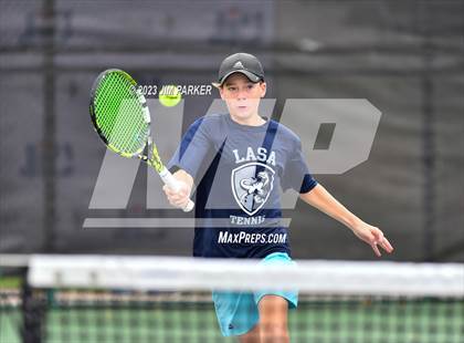 Thumbnail 2 in UIL Team Tennis 5A Semifinal photogallery.