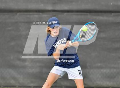 Thumbnail 2 in UIL Team Tennis 5A Semifinal photogallery.