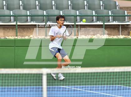 Thumbnail 3 in UIL Team Tennis 5A Semifinal photogallery.