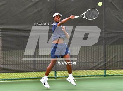 Thumbnail 2 in UIL Team Tennis 5A Semifinal photogallery.