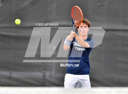 Thumbnail 1 in UIL Team Tennis 5A Semifinal photogallery.