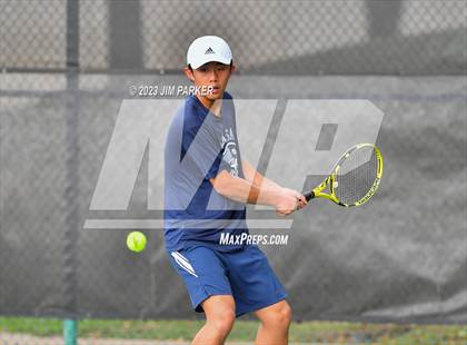 Thumbnail 3 in UIL Team Tennis 5A Semifinal photogallery.