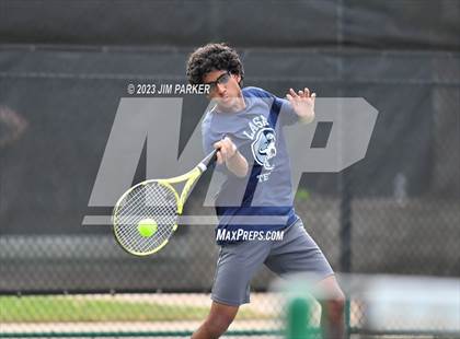 Thumbnail 2 in UIL Team Tennis 5A Semifinal photogallery.