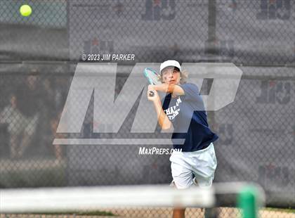 Thumbnail 1 in UIL Team Tennis 5A Semifinal photogallery.