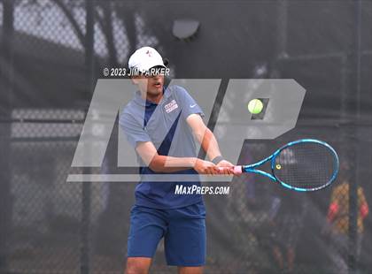 Thumbnail 3 in UIL Team Tennis 5A Semifinal photogallery.