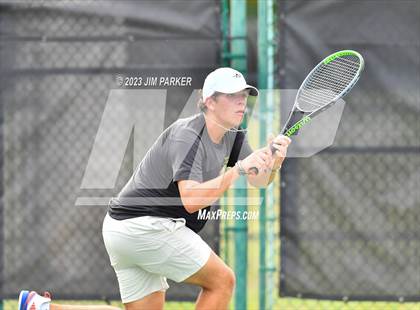 Thumbnail 2 in UIL Team Tennis 5A Semifinal photogallery.