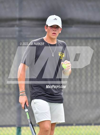 Thumbnail 3 in UIL Team Tennis 5A Semifinal photogallery.