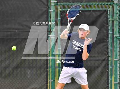 Thumbnail 2 in UIL Team Tennis 5A Semifinal photogallery.