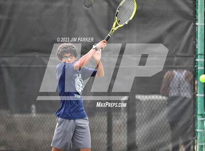 Thumbnail 2 in UIL Team Tennis 5A Semifinal photogallery.