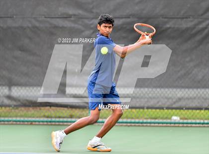 Thumbnail 3 in UIL Team Tennis 5A Semifinal photogallery.