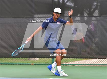 Thumbnail 1 in UIL Team Tennis 5A Semifinal photogallery.
