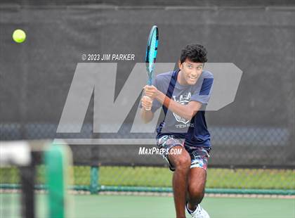 Thumbnail 3 in UIL Team Tennis 5A Semifinal photogallery.