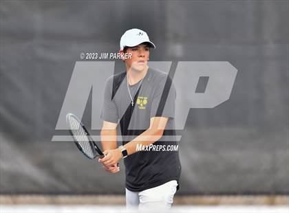 Thumbnail 2 in UIL Team Tennis 5A Semifinal photogallery.