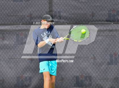 Thumbnail 1 in UIL Team Tennis 5A Semifinal photogallery.