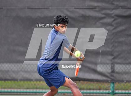 Thumbnail 1 in UIL Team Tennis 5A Semifinal photogallery.